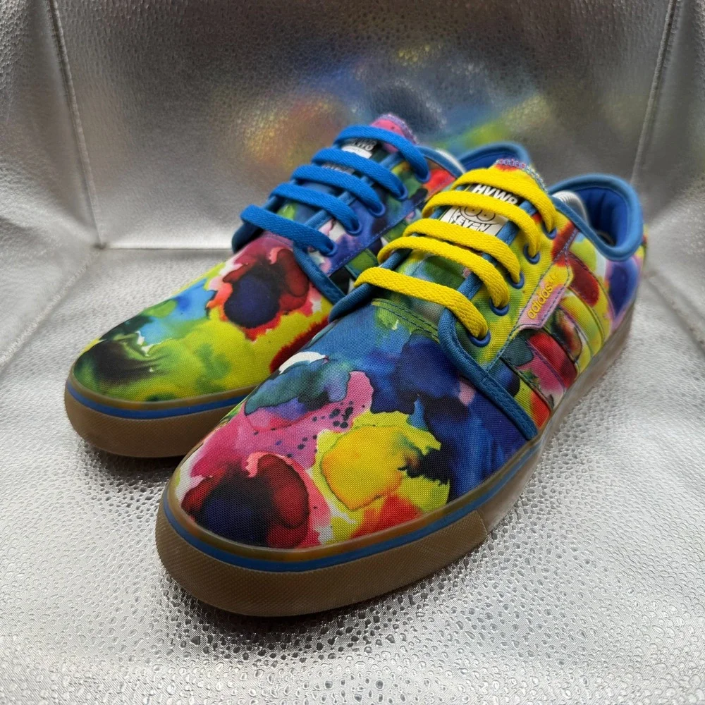 Size 11 Adidas x HVW8 Seeley Bluebird Yellow Core Black‎ Mens Sneakers C76922